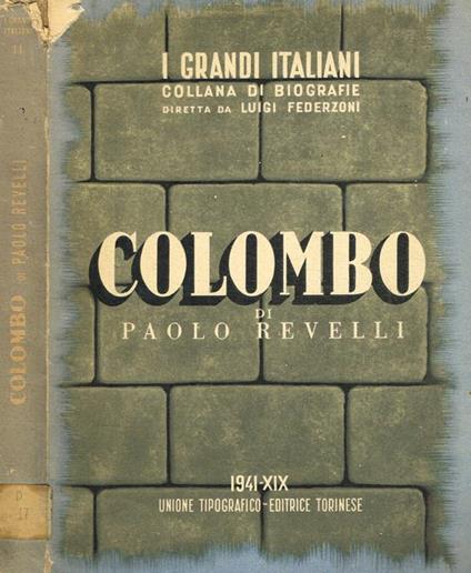 Cristoforo Colombo - Paolo Revelli - copertina