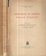 Istituzioni di diritto penale italiano Vol. II- Parte speciale: i singoli reati