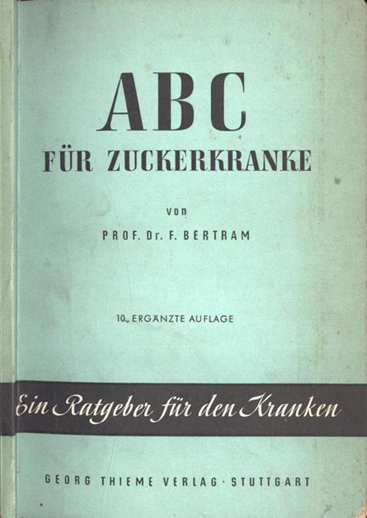 Abc fur zuckerkranke - copertina