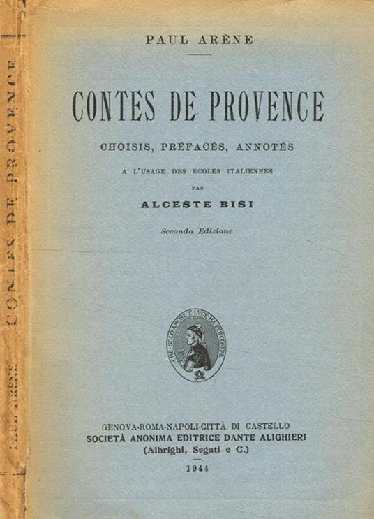 Contes de Provence - Paul Arene - copertina