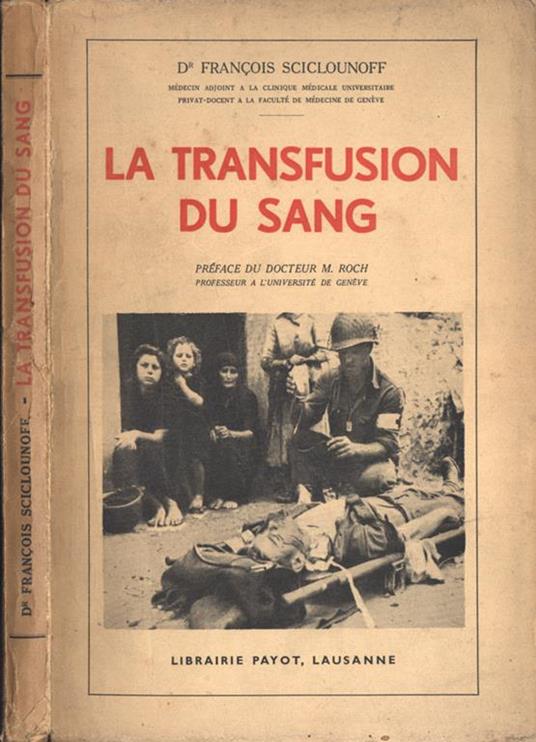 La transfusion du sang - copertina