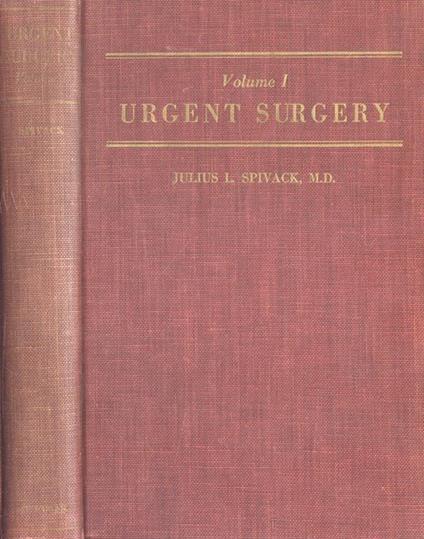 Urgent surgery Vol. I - copertina
