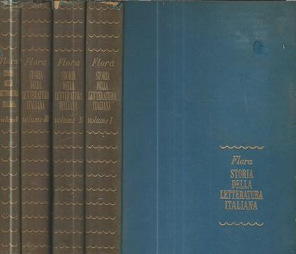 Storia della letteratura Italiana Vol II Parte I - Francesco Flora - Libro  Usato - Mondadori 