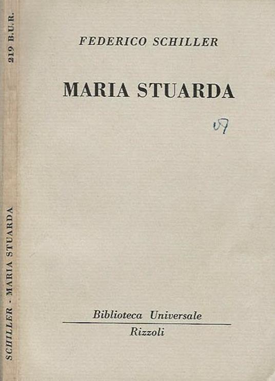 Maria Stuarda - Friedrich Schiller - copertina