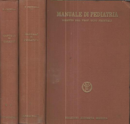 Manuale di pediatria - Gino Frontali - copertina