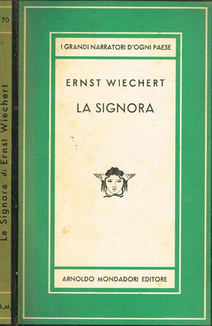 La signora - Ernst Wiechert - copertina