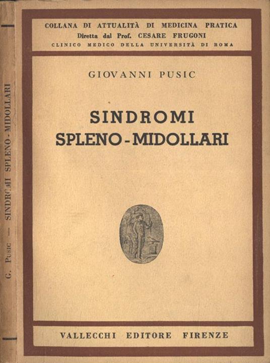 Sindromi spleno - midollari - Giovanni Pusic - copertina