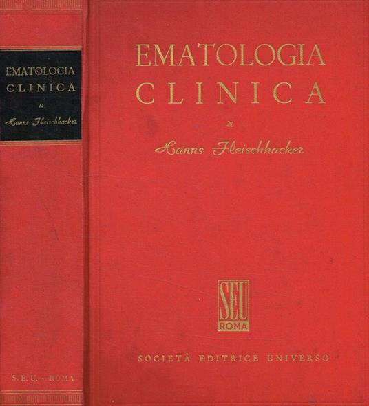 Ematologia clinica - Hanns Fleischhacker - copertina