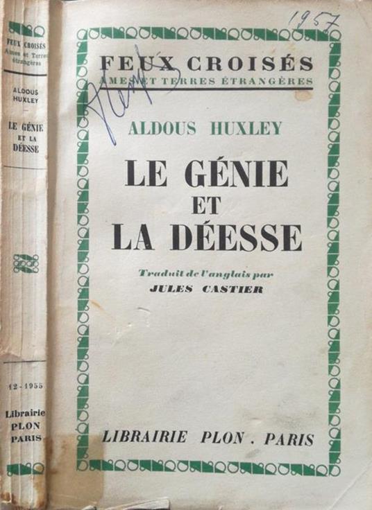 Le genie et le deesse - Aldous Huxley - copertina