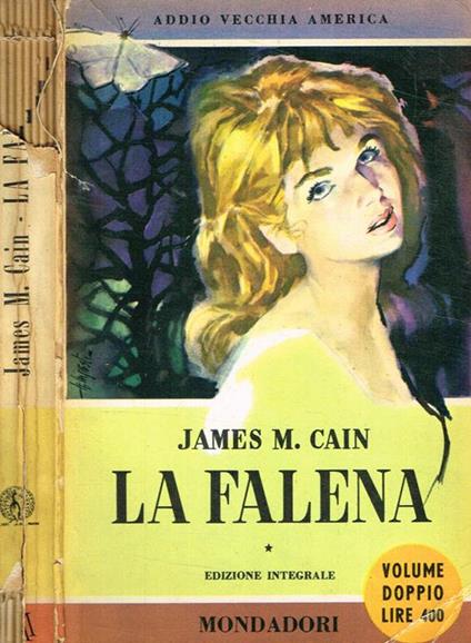 La falena - James M. Cain - copertina