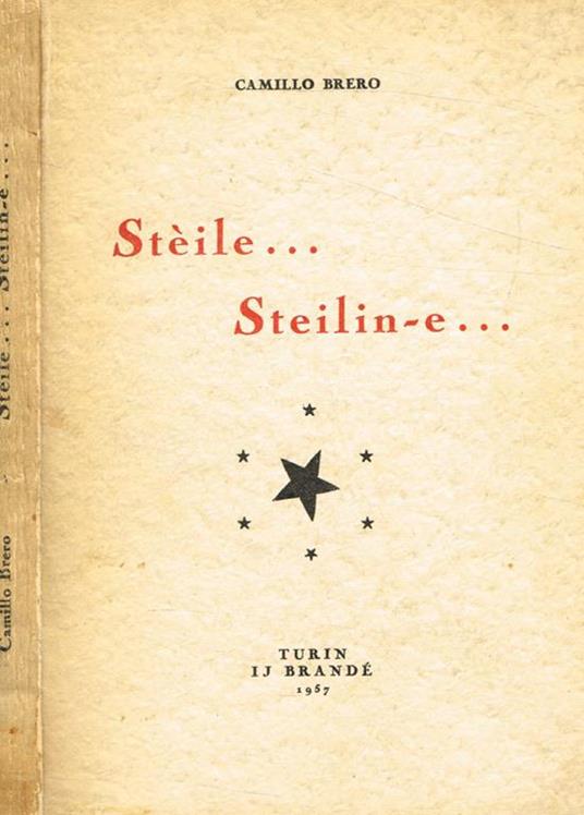 Steile…Steilin-e… - Camillo Brero - copertina