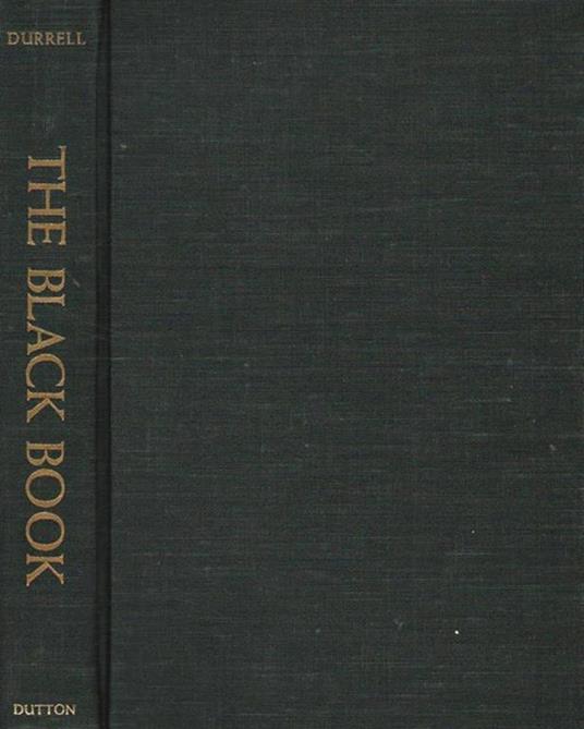 The black book - Lawrence Durrell - copertina