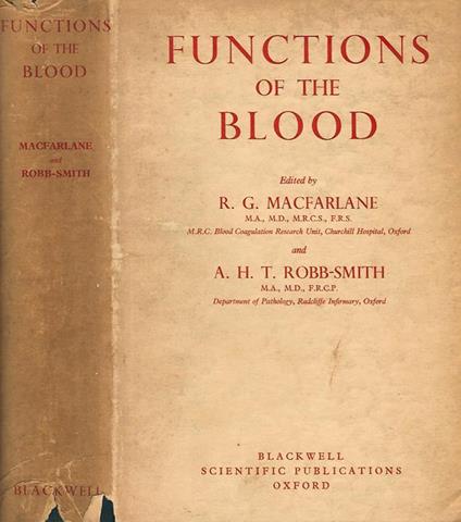 Functions of the blood - copertina