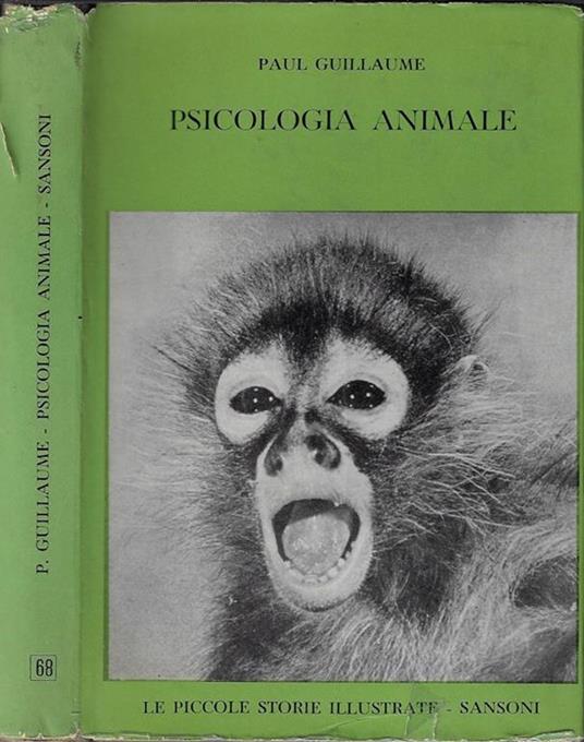 Psicologia animale - Paul Guillaume - copertina