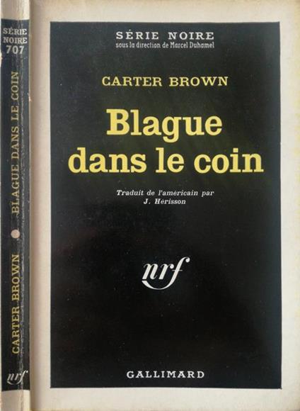 Blague dans le coin - Carter Brown - copertina