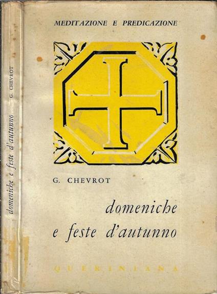 Domeniche e feste d'autunno - G. Chevrot - copertina