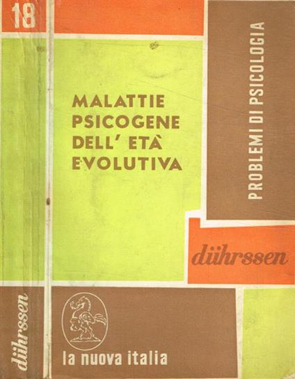 Malattie psicogene dell'età evolutiva - Annemarie Duhrssen - copertina