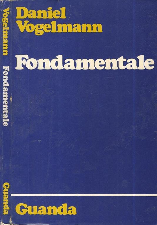 Fondamentale - Daniel Vogelmann - copertina