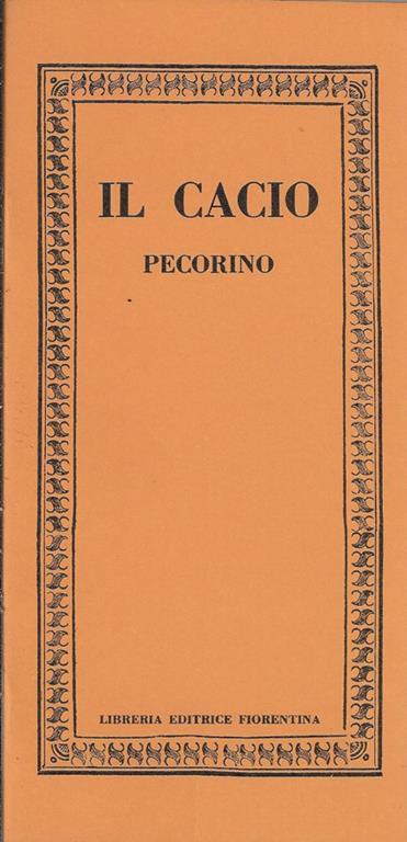 Il cacio pecorino - Guglielmo Amerighi - copertina
