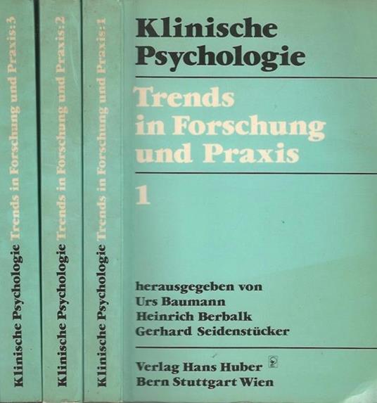 Klinische Psychologie. Trends in Forschung und Praxis - Urs Baumann - copertina