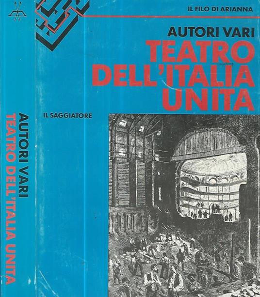 Teatro dell'Italia unita - copertina