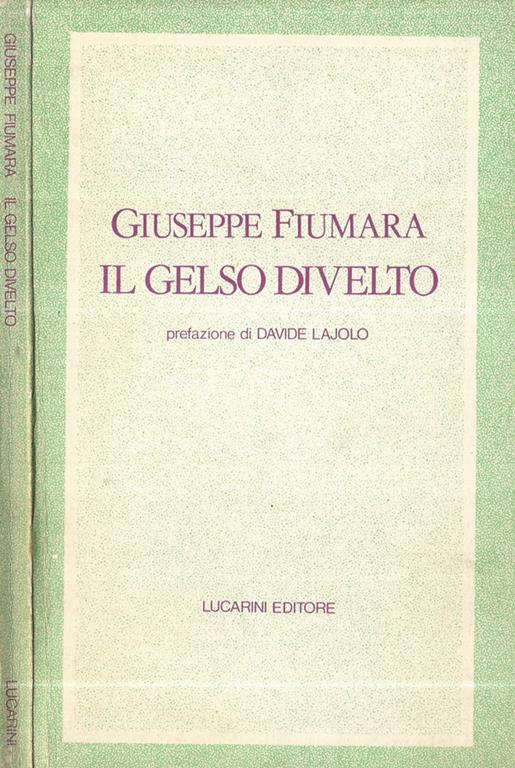 Il Gelso divelto - Giuseppe Fiumara - copertina