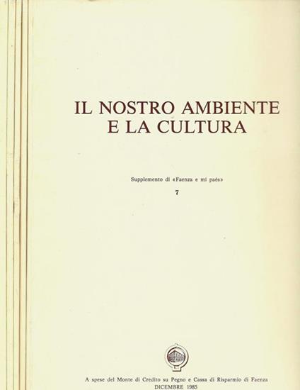 Il nostro ambiente e la cultura - copertina