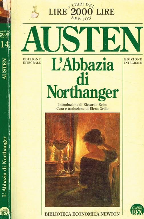 L' Abbazia di Northanger - Jane Austen - copertina