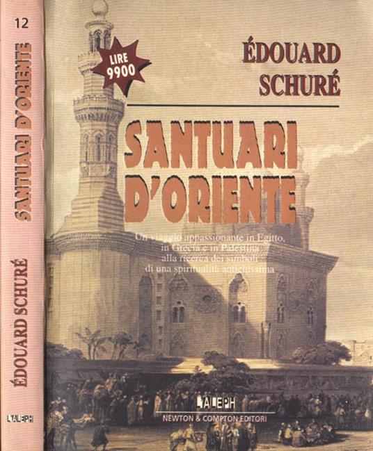 Santuari d'Oriente - Édouard Schuré - copertina