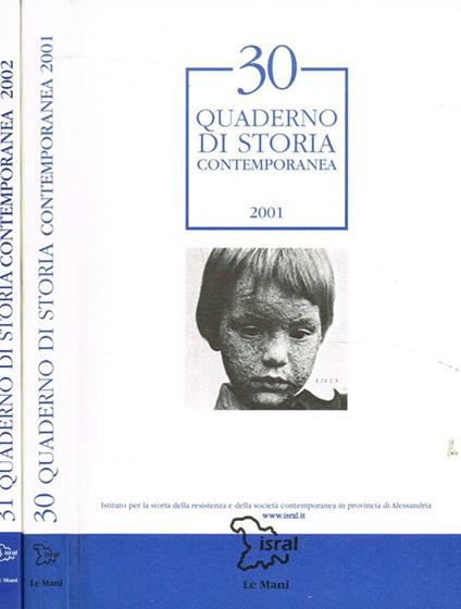 Quaderno di storia contemporanea n.30, 31 - copertina