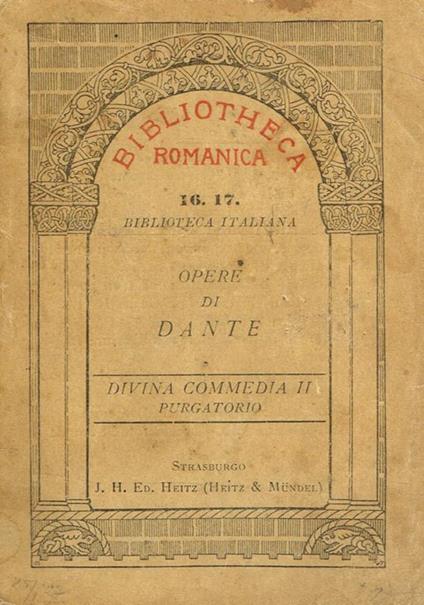 Divina Commedia II. Purgatorio - Dante Alighieri - copertina