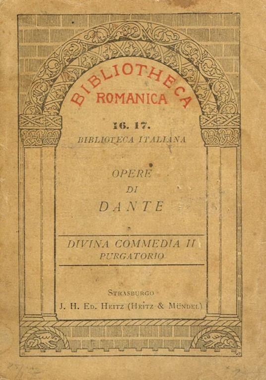 Divina Commedia II. Purgatorio - Dante Alighieri - copertina