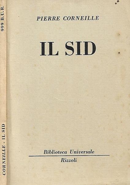 Il Sid - Pierre Corneille - copertina