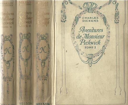 Aventures de Monsieur Pickwick. (3 Voll.) - Charles Dickens - copertina