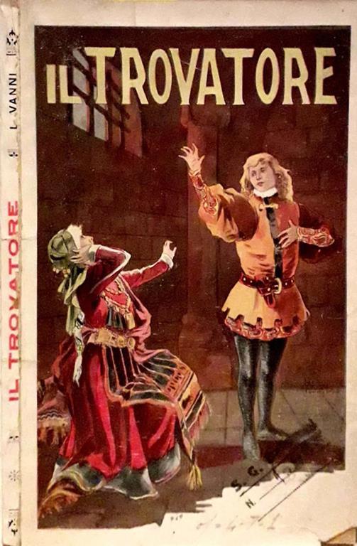 Il Trovatore. Racconto popolare - L. Vanni - copertina