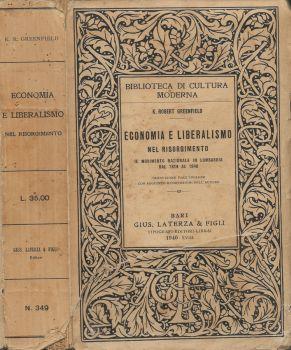 Economia e liberalismo nel Risorgimento. Il Movimento Nazionale in Lombardia dal 1814 al 1848 - copertina