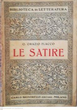 Le satire - Q. Flacco Orazio - copertina