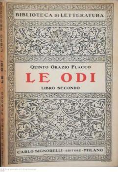 Le odi - Quinto Orazio Flacco - copertina