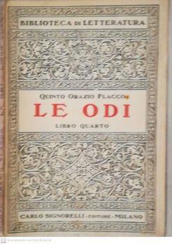 Le odi - Quinto Orazio Flacco - copertina