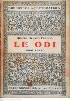 Le odi - Quinto Orazio Flacco - copertina