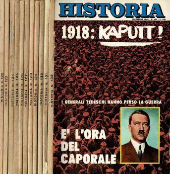 Historia 1968. N. : 122, 123, 124, 125, 126, 127, 128, 129, 130, 131, 133.. Mensile illustrato di Storia - copertina