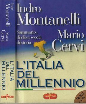 L' Italia del millennio. Sommario di dieci secoli di storia - Indro Montanelli - copertina