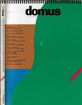Domus anno 1993 n. 753. Monthly review of qrchitecture interiors design art - copertina