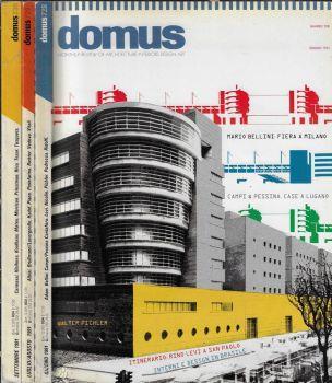 Domus N. 728, 729 e 730 anno 1991. Monthly review of qrchitecture interiors design art - copertina