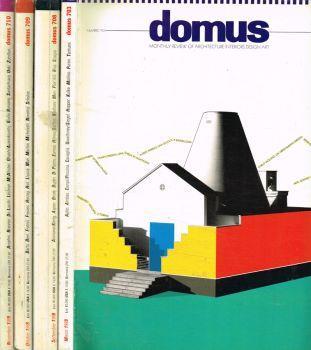 Domus. Monthly review of architecture interiors design art. n.703, 708, 709, 710. Anno 1989 - Mario Bellini - copertina