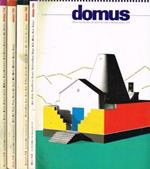 Domus. Monthly review of architecture interiors design art. n.703, 708, 709, 710. Anno 1989
