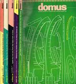 Domus. Monthly review of architecture interiors design art. n.712, 714, 719, 720, 721. Anno 1990