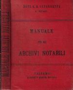 Manuale per gli archivi notarili