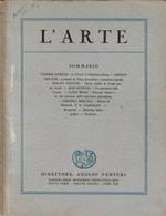 L' arte anno 1939 Vol X fascicolo I. Rivista di storia dell'arte medioevale e moderna