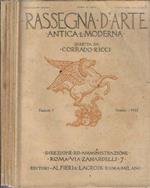 Rassegna d'arte antica e moderna anno 1922 n. 1, 4, 5-6, 7-8, 9-10, 11-12